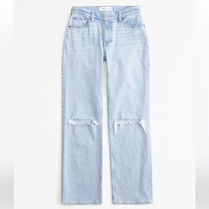 Abercrombie and fitch curve love baggy jeans